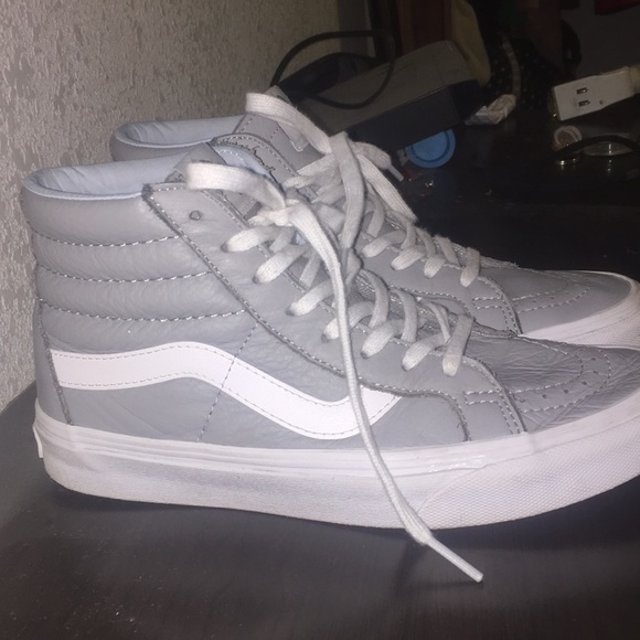 Vans Shoes - Gray leather Vans